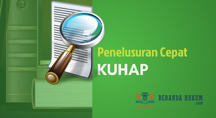 Daftar Isi KUHAP